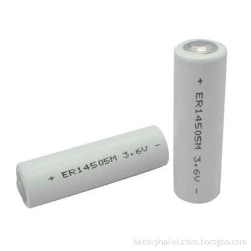 Li-SOCl2 Battery ER14505M with 3.6V Voltage and 2,000mAh Nominal Capacity, Used for Water Meters